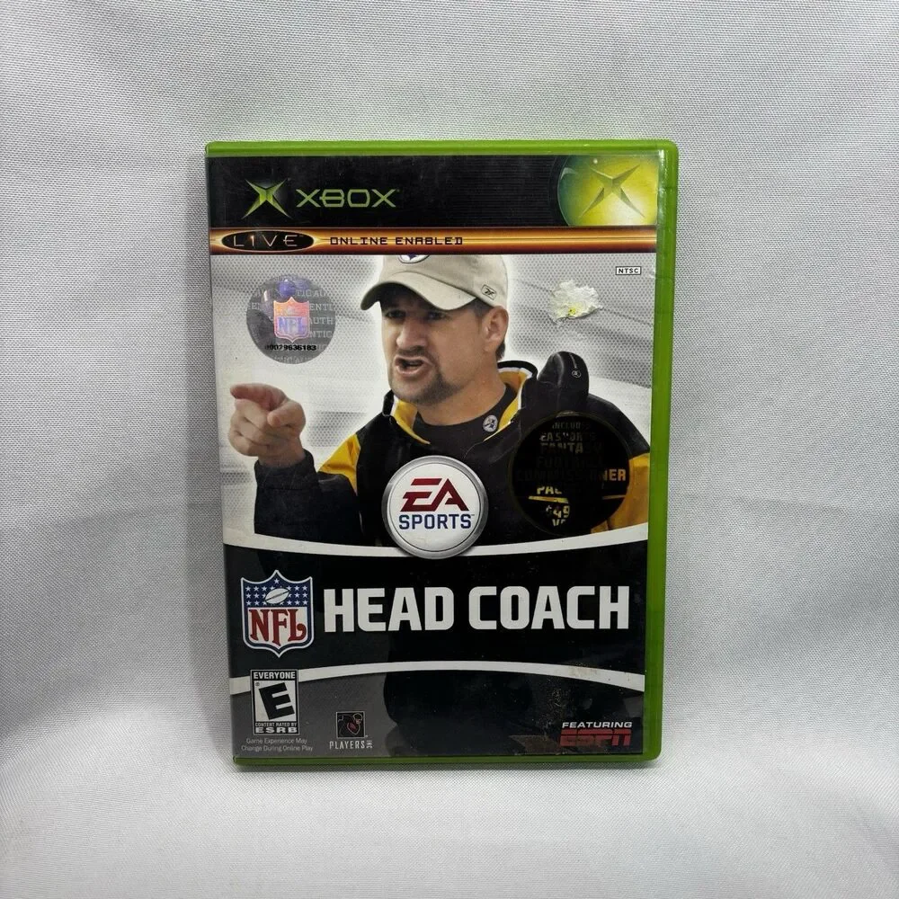 NFL Head Coach (Microsoft Xbox, 2006) COMPLETE CIB Tested